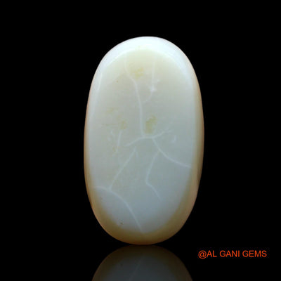 Natural Fire Opal Gemstone 12.00 Cts Loose Oval Cabochon From Australia 18x10x8 mm AF-53