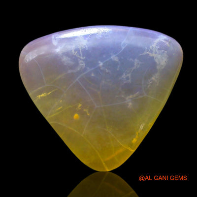 3.00 Cts Natural Australian Fire Opal Trillion Cabochon Loose Gemstone For Jewelry 11x11x4 mm AF-541