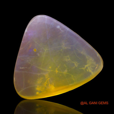 3.00 Cts Natural Australian Fire Opal Trillion Cabochon Loose Gemstone For Jewelry 11x11x4 mm AF-541