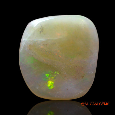 2.00 Cts Natural Australian Fire Opal Loose Gemstone Fancy Cabochon 12x11x2 mm AF-543
