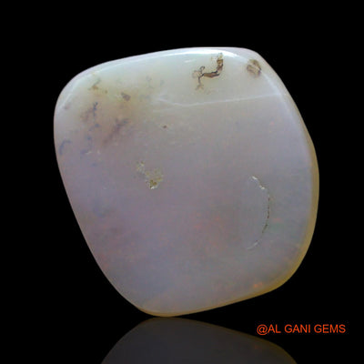 2.00 Cts Natural Australian Fire Opal Loose Gemstone Fancy Cabochon 12x11x2 mm AF-543