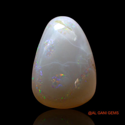 2.00 Cts Natural Australian Fire Opal Loose Gemstone Pear Cabochon 12x9x4 mm AF-545