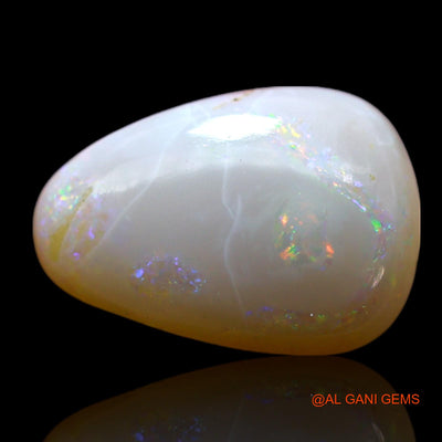 2.00 Cts Natural Australian Fire Opal Loose Gemstone Pear Cabochon 12x9x4 mm AF-545