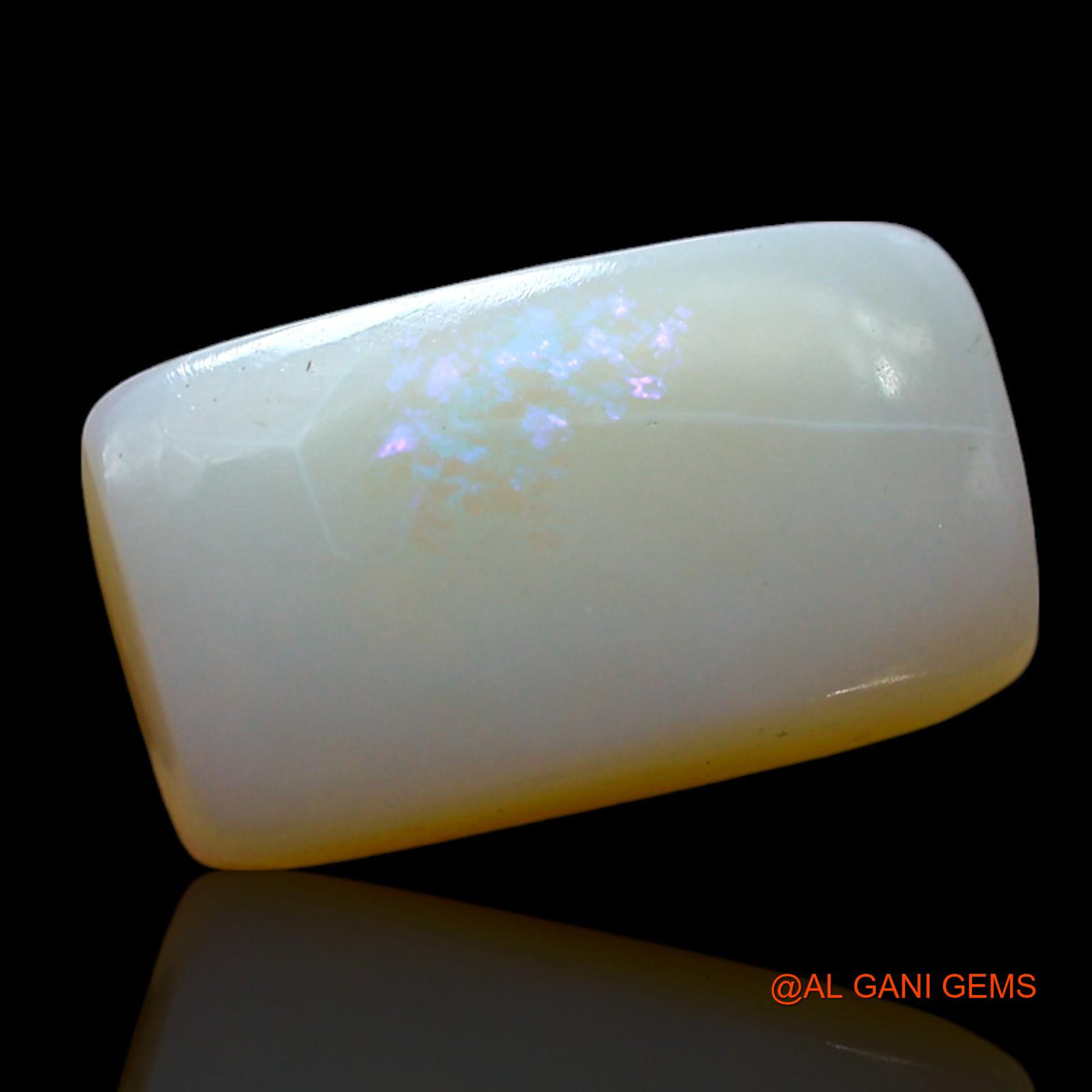 2.00 Cts Natural Australian Fire Opal Loose Gemstone Square Cabochon 12x7x3 mm AF-546