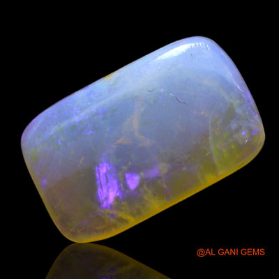2.00 Cts Natural Australian Fire Opal Square Cabochon Loose Gemstone For Jewelry 12x8x2 mm AF-548
