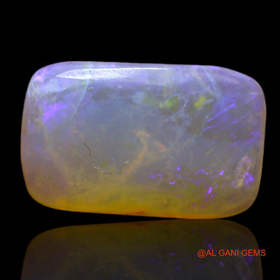 2.00 Cts Natural Australian Fire Opal Square Cabochon Loose Gemstone For Jewelry 12x8x2 mm AF-548