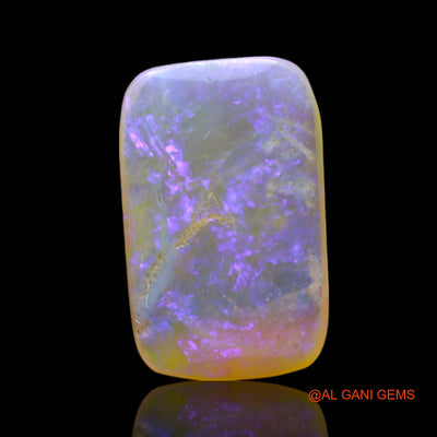 2.00 Cts Natural Australian Fire Opal Square Cabochon Loose Gemstone For Jewelry 12x8x2 mm AF-548