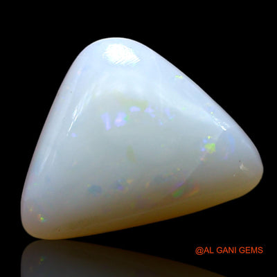 2.00 Cts Natural Australian Fire Opal Trillion Cabochon Loose Gemstone For Jewelry 11x9x3 mm AF-549