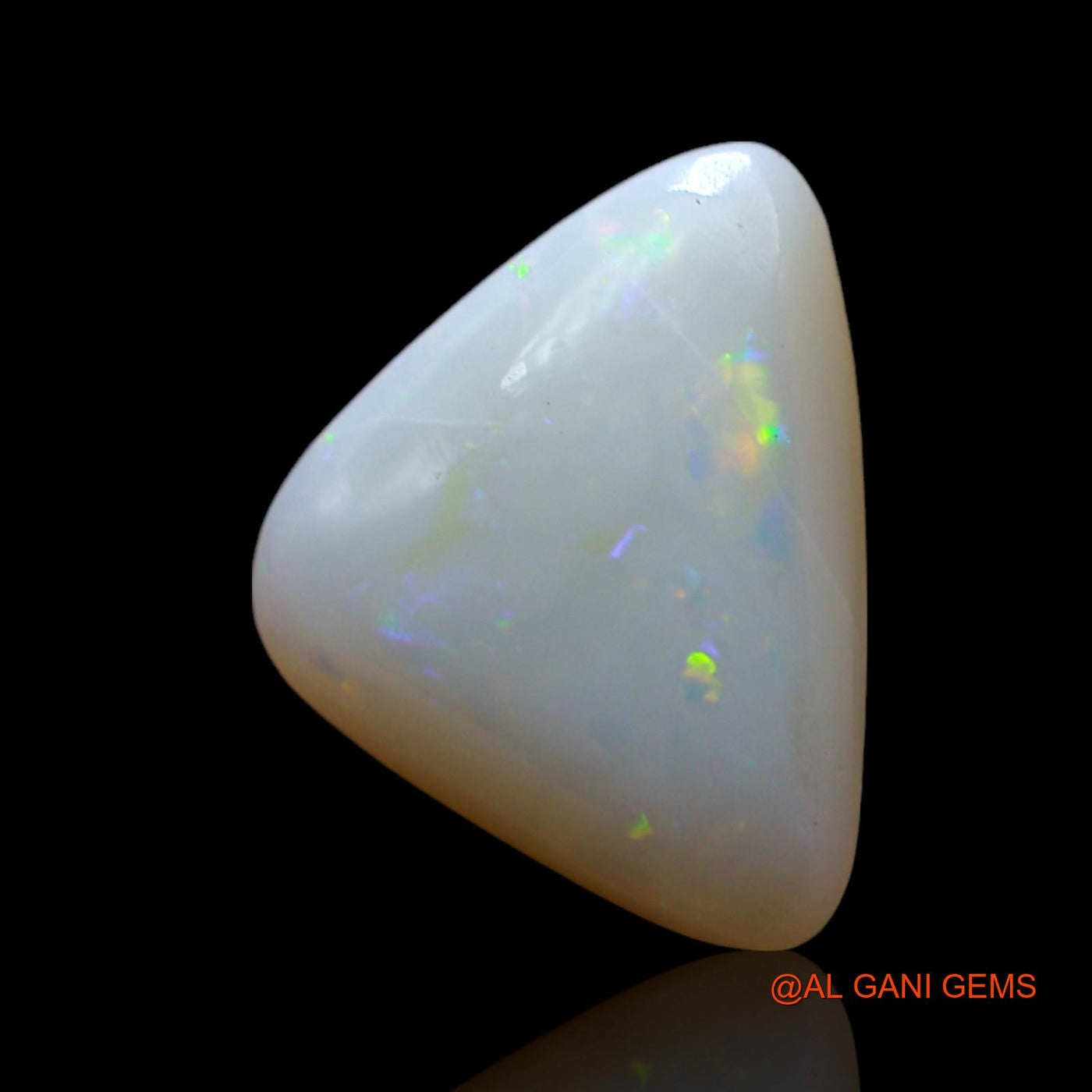 2.00 Cts Natural Australian Fire Opal Trillion Cabochon Loose Gemstone For Jewelry 11x9x3 mm AF-549