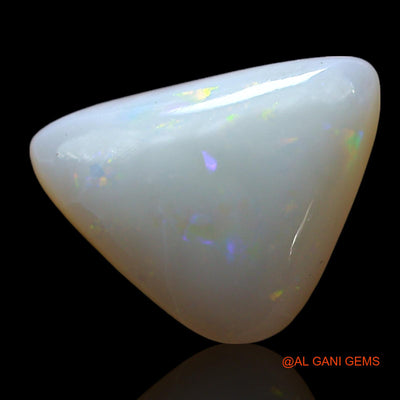 2.00 Cts Natural Australian Fire Opal Trillion Cabochon Loose Gemstone For Jewelry 11x9x3 mm AF-549