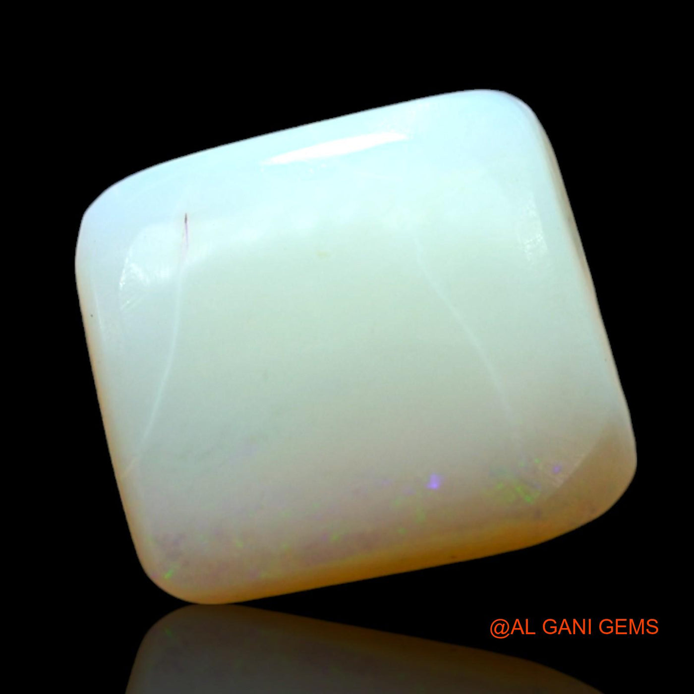 2.00 Cts Natural Australian Fire Opal Loose Gemstone Square Cabochon 10x9x4 mm AF-550