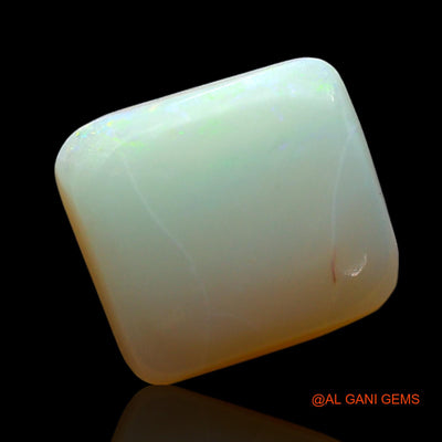 2.00 Cts Natural Australian Fire Opal Loose Gemstone Square Cabochon 10x9x4 mm AF-550