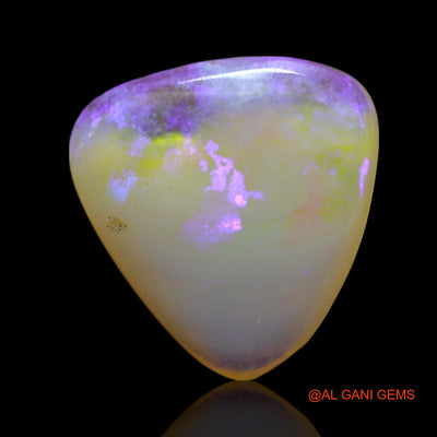 1.00 Cts Natural Australian Fire Opal Loose Gemstone Trillion Cabochon 10x9x2 mm AF-551