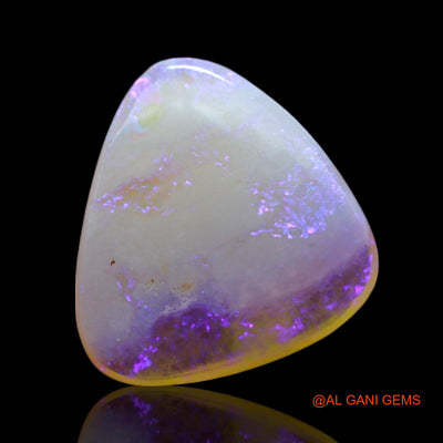 1.00 Cts Natural Australian Fire Opal Loose Gemstone Trillion Cabochon 10x9x2 mm AF-551
