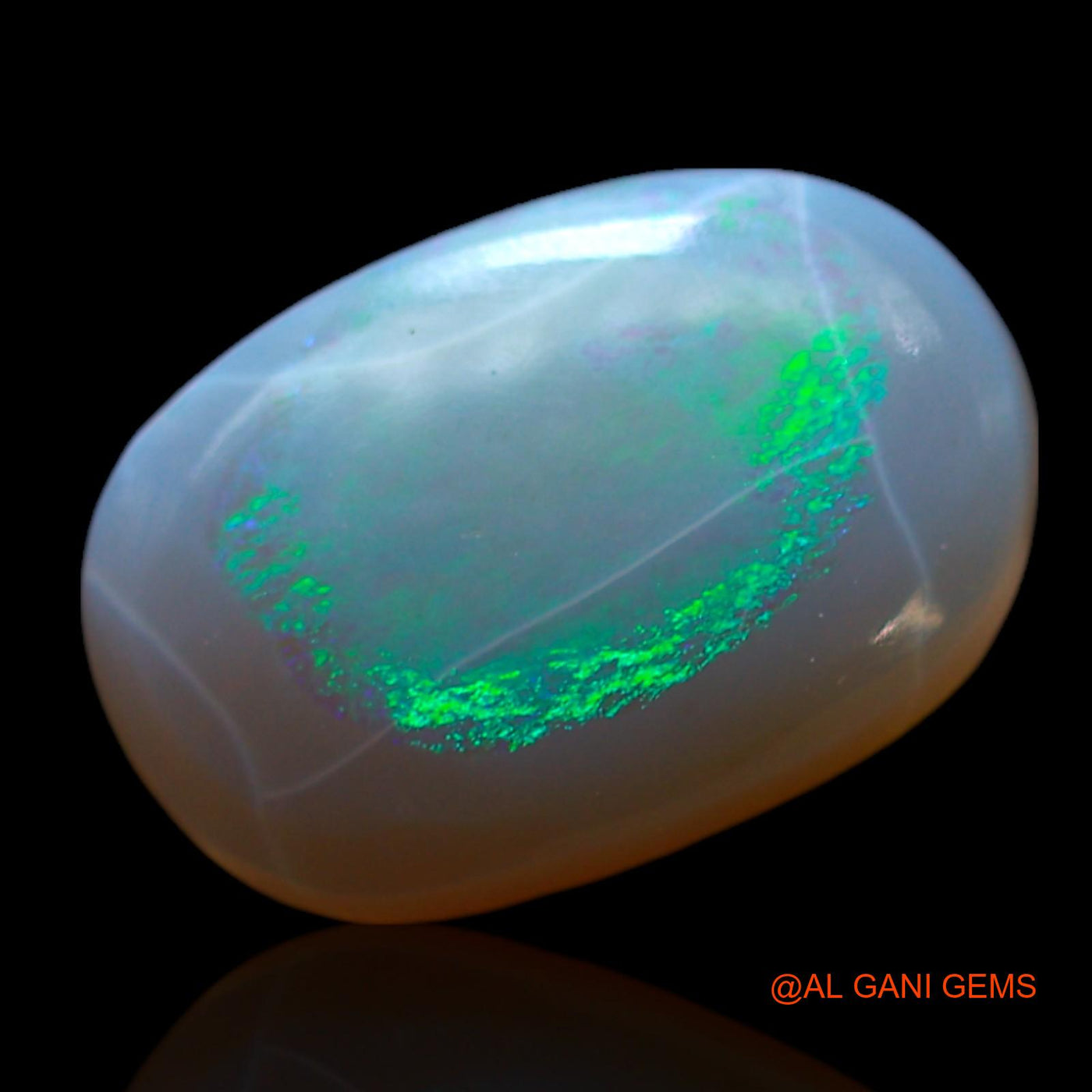 2.00 Cts Unheated Australian Fire Opal Loose Gemstone Oval Cabochon Natural 12x8x3 mm AF-553