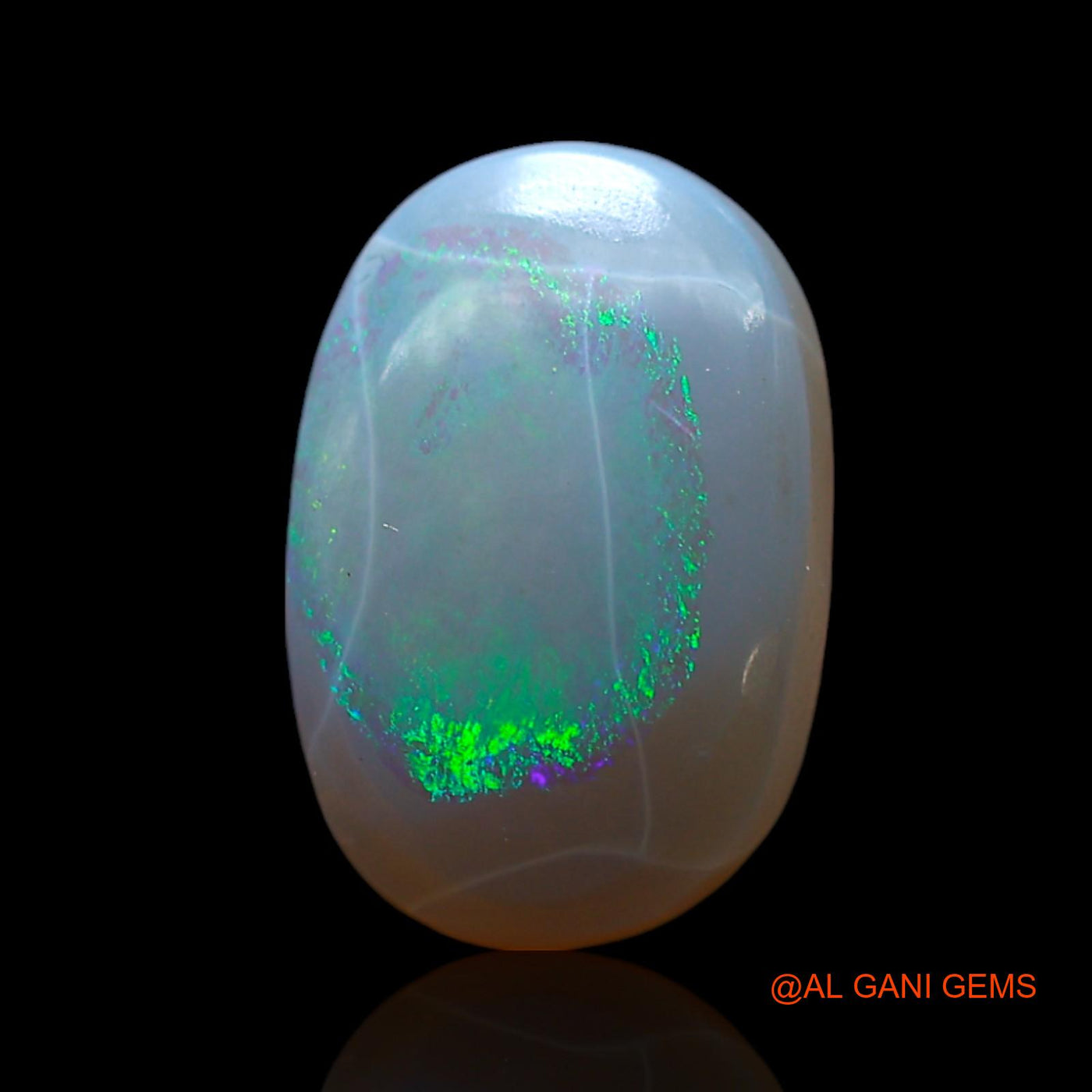 2.00 Cts Unheated Australian Fire Opal Loose Gemstone Oval Cabochon Natural 12x8x3 mm AF-553