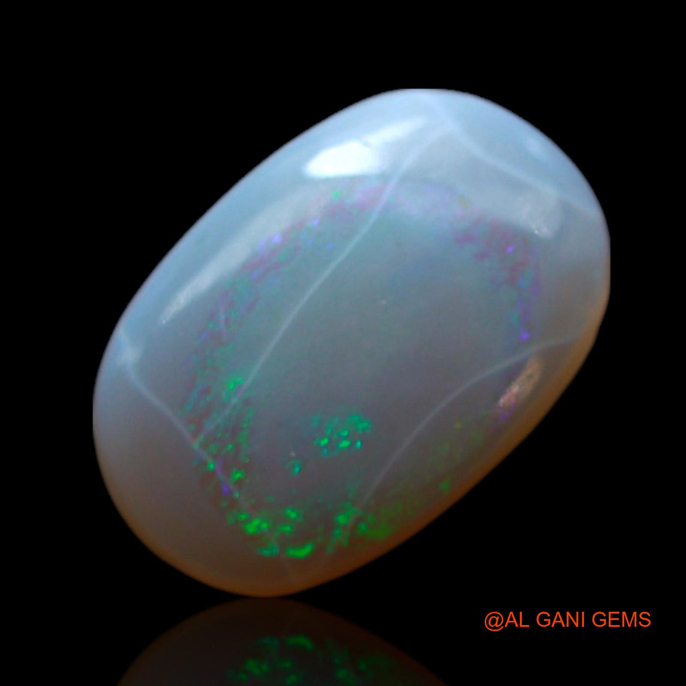 2.00 Cts Unheated Australian Fire Opal Loose Gemstone Oval Cabochon Natural 12x8x3 mm AF-553