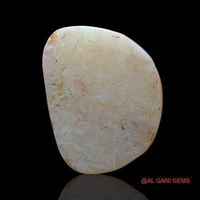 1.00 Cts Natural Australian Fire Opal Fancy Cabochon Loose Gemstone For Jewelry 11x8x2 mm AF-554