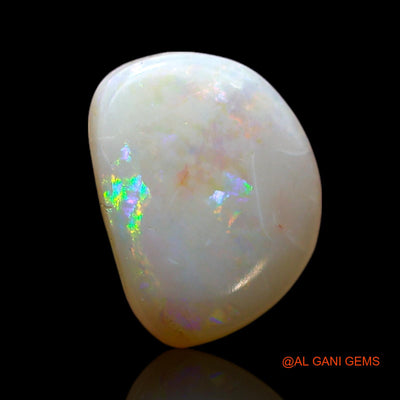 1.00 Cts Natural Australian Fire Opal Fancy Cabochon Loose Gemstone For Jewelry 11x8x2 mm AF-554