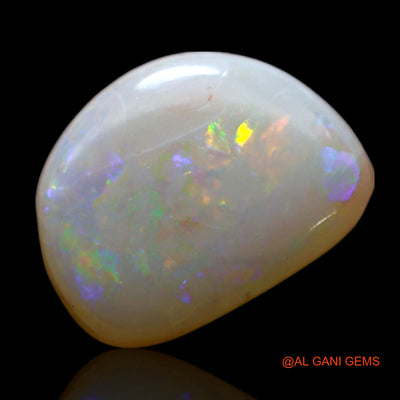 1.00 Cts Natural Australian Fire Opal Fancy Cabochon Loose Gemstone For Jewelry 11x8x2 mm AF-554