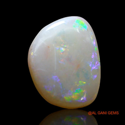 1.00 Cts Natural Australian Fire Opal Fancy Cabochon Loose Gemstone For Jewelry 11x8x2 mm AF-554