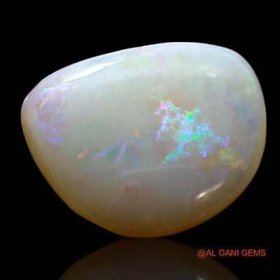 1.00 Cts Natural Australian Fire Opal Fancy Cabochon Loose Gemstone For Jewelry 11x8x2 mm AF-554