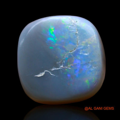 2.00 Cts Natural Australian Fire Opal Loose Gemstone Square Cabochon 9x9x3 mm AF-557