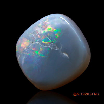 2.00 Cts Natural Australian Fire Opal Loose Gemstone Square Cabochon 9x9x3 mm AF-557