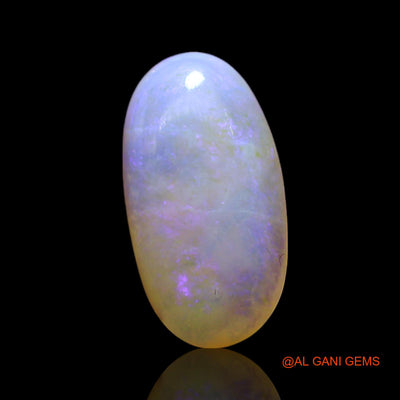 1.00 Cts Natural Australian Fire Opal Loose Gemstone Oval Cabochon 12x6x3 mm AF-558