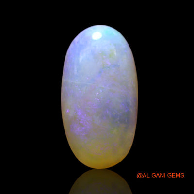 1.00 Cts Natural Australian Fire Opal Loose Gemstone Oval Cabochon 12x6x3 mm AF-558
