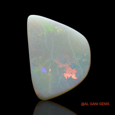 Natural Untreated Fire Opal Loose Gemstone Fancy Cabochon From Australia 5.00 Cts 17x12x3 mm AF-55