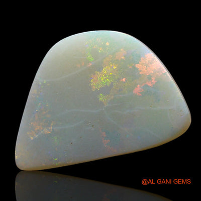 Natural Untreated Fire Opal Loose Gemstone Fancy Cabochon From Australia 5.00 Cts 17x12x3 mm AF-55