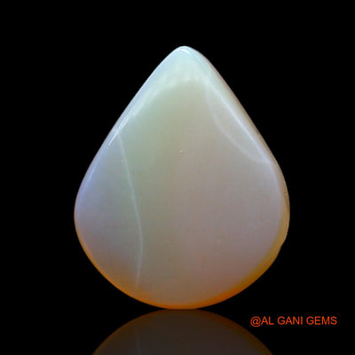 2.00 Cts Natural Australian Fire Opal Pear Cabochon Loose Gemstone For Jewelry 11x9x4 mm AF-560