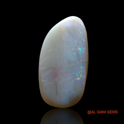 10.00 Cts Natural Australian Fire Opal Loose Gemstone Fancy Cabochon 23x12x4 mm AF-563