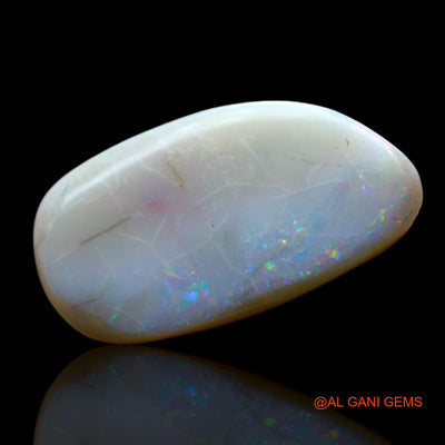 10.00 Cts Natural Australian Fire Opal Loose Gemstone Fancy Cabochon 23x12x4 mm AF-563