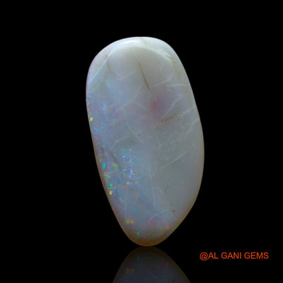 10.00 Cts Natural Australian Fire Opal Loose Gemstone Fancy Cabochon 23x12x4 mm AF-563