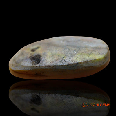 10.00 Cts Natural Australian Fire Opal Loose Gemstone Fancy Cabochon 23x12x4 mm AF-563