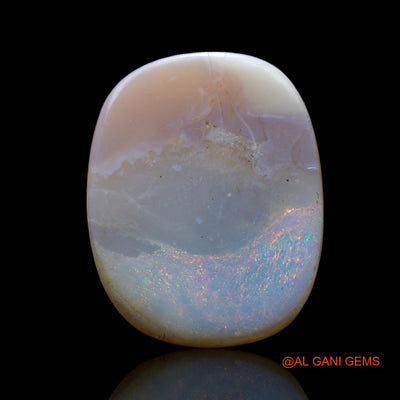 Natural Untreated Fire Opal Loose Gemstone Oval Cabochon From Australia 7.00 Cts 20x16x3 mm AF-564