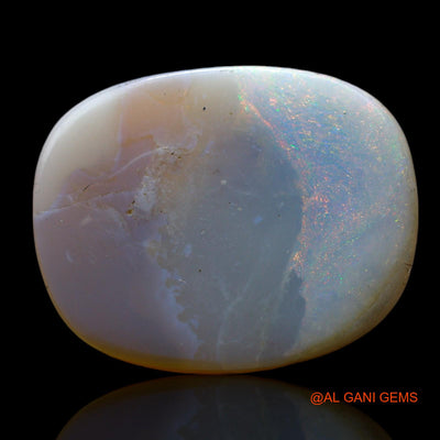 Natural Untreated Fire Opal Loose Gemstone Oval Cabochon From Australia 7.00 Cts 20x16x3 mm AF-564