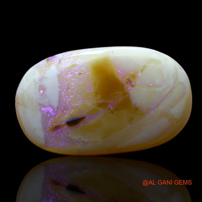 Natural Untreated Fire Opal Loose Gemstone Oval Cabochon From Australia 8.00 Cts 12x12x4 mm AF-565