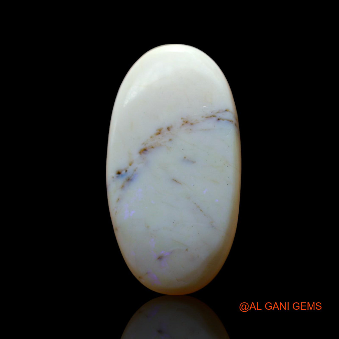 7.00 Cts Natural Australian Fire Opal Loose Gemstone Oval Cabochon 22x12x4 mm AF-566