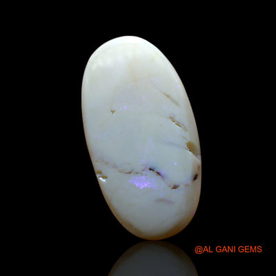 7.00 Cts Natural Australian Fire Opal Loose Gemstone Oval Cabochon 22x12x4 mm AF-566