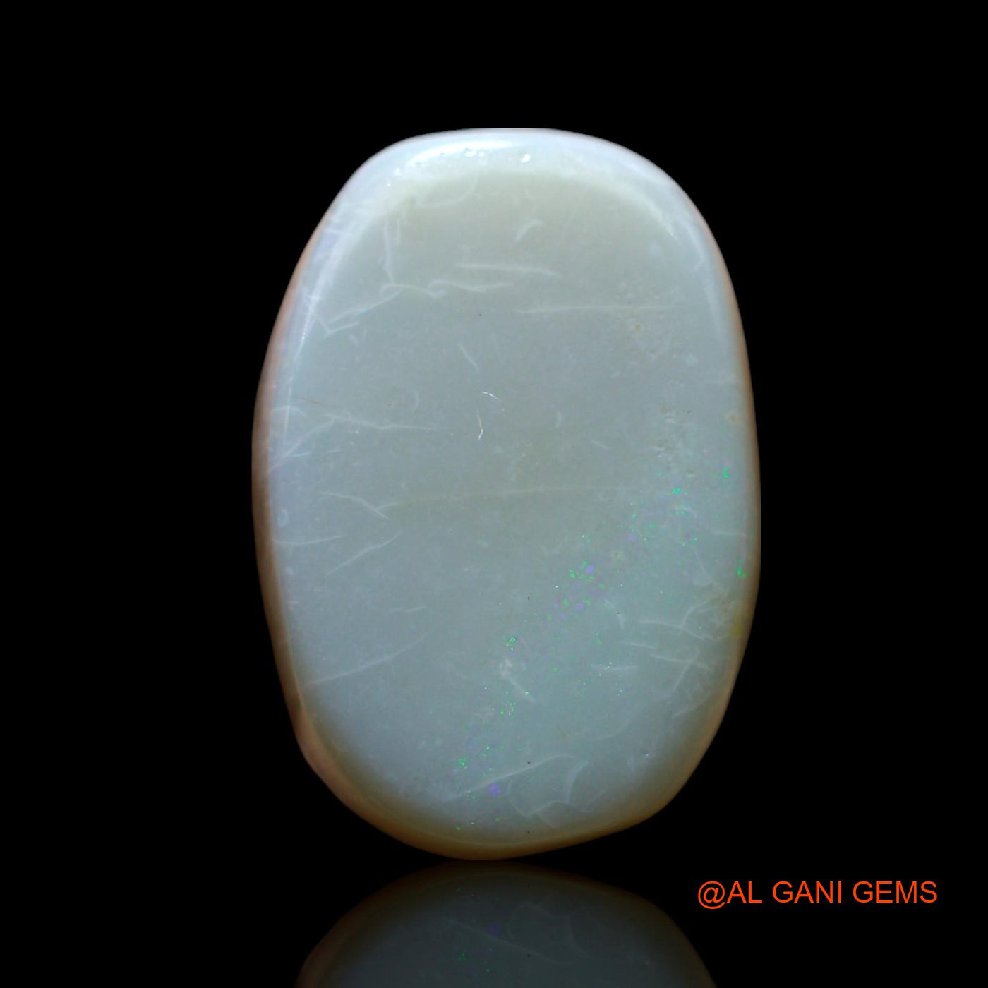 Natural Untreated Fire Opal Loose Gemstone Oval Cabochon From Australia 12.00 Cts 20x14x6 mm AF-567