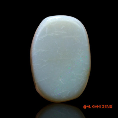 Natural Untreated Fire Opal Loose Gemstone Oval Cabochon From Australia 12.00 Cts 20x14x6 mm AF-567