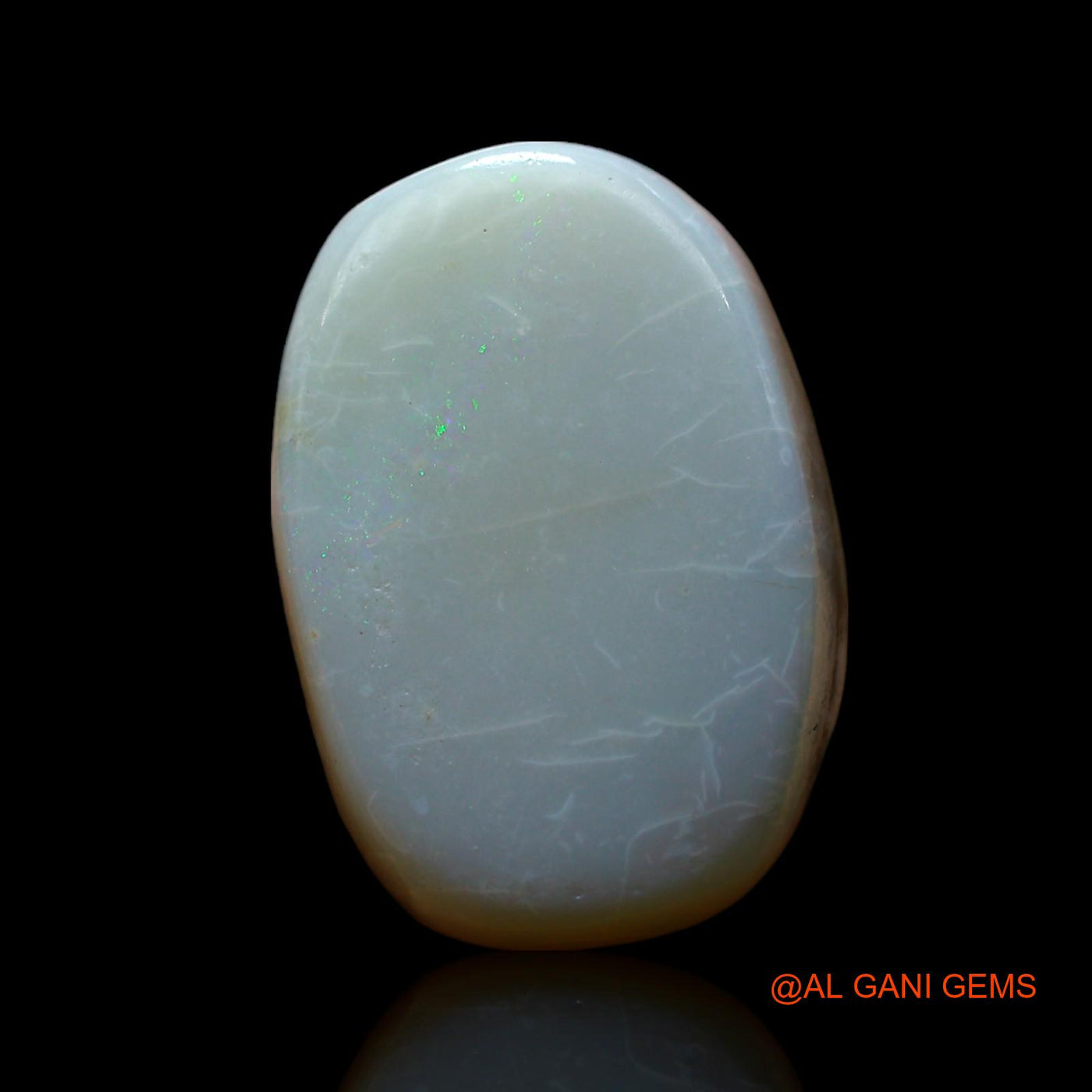 Natural Untreated Fire Opal Loose Gemstone Oval Cabochon From Australia 12.00 Cts 20x14x6 mm AF-567