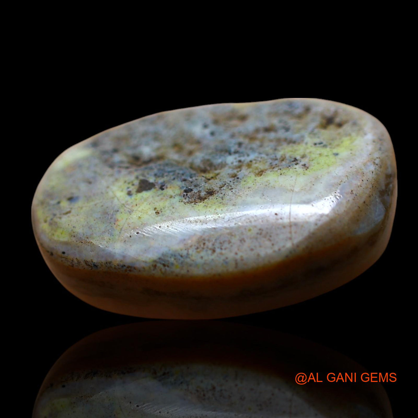 Natural Untreated Fire Opal Loose Gemstone Oval Cabochon From Australia 12.00 Cts 20x14x6 mm AF-567