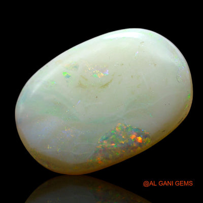 Natural Fire Opal Gemstone 7.00 Cts Loose Oval Cabochon From Australia 18x12x4 mm AF-568