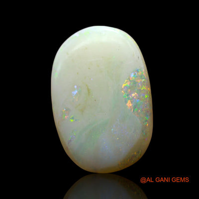 Natural Fire Opal Gemstone 7.00 Cts Loose Oval Cabochon From Australia 18x12x4 mm AF-568
