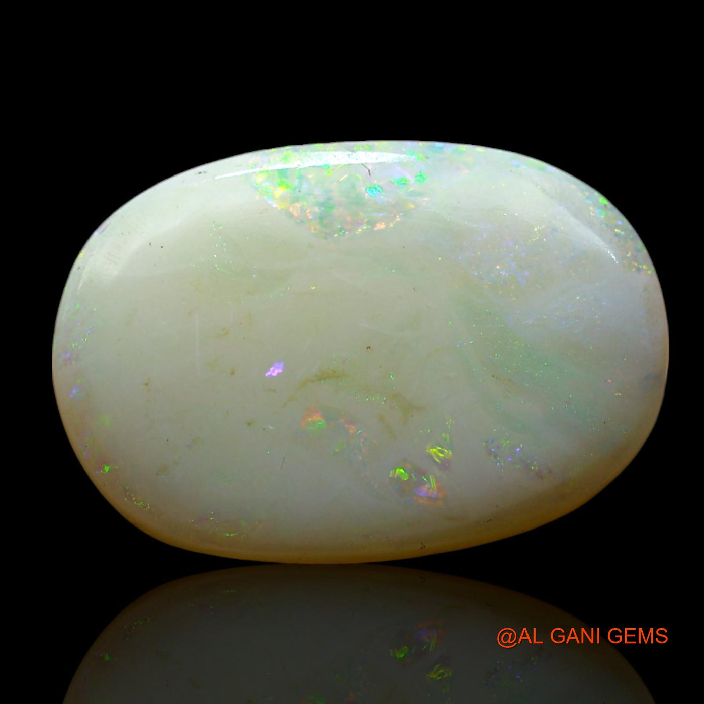 Natural Fire Opal Gemstone 7.00 Cts Loose Oval Cabochon From Australia 18x12x4 mm AF-568