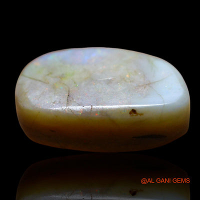 11.00 Cts Natural Australian Fire Opal Fancy Cabochon Loose Gemstone For Jewelry 18x12x6 mm AF-569